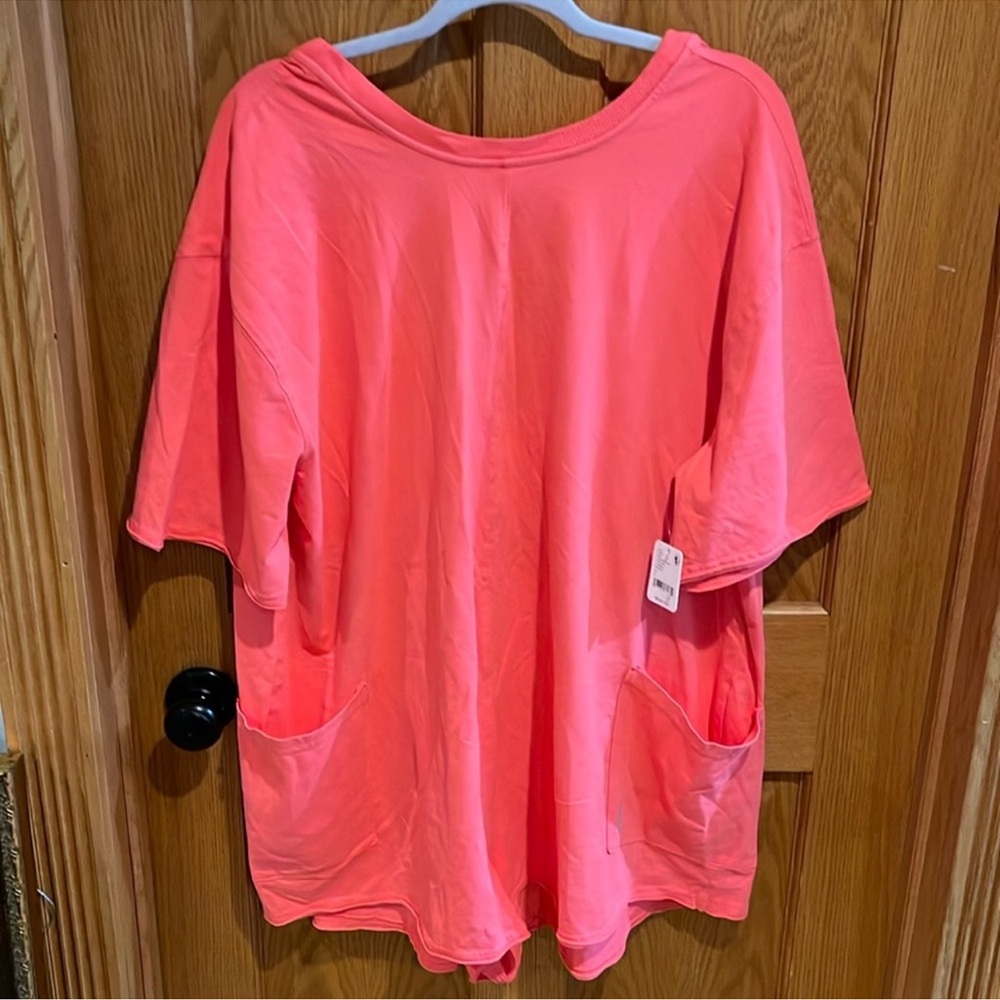 Free People hot shot romper - Coral Pink